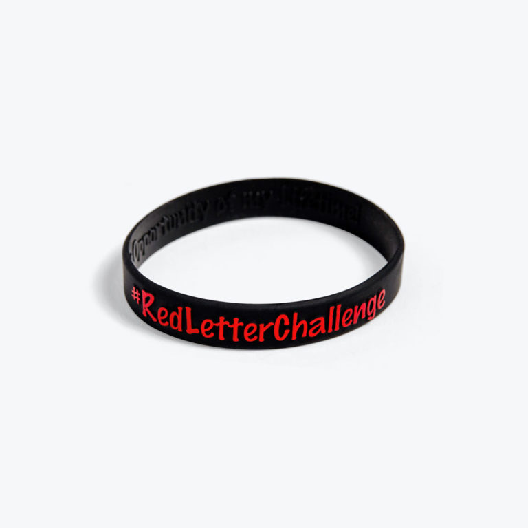 Red Letter Challenge Wristband