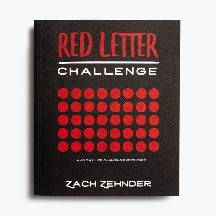 Red Letter Challenge Front Cover