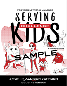 Serving Challenge Kids Bible Plan for group bible study sample