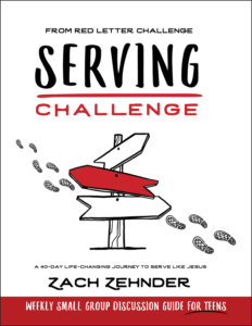 Serving Challenge teen challenge for group bible study discussions