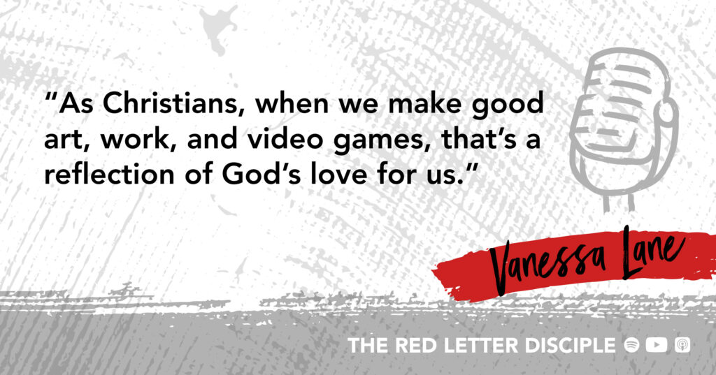 Vanessa Lane on The Red Letter Disciple