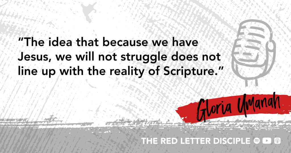 Gloria Umanah Quote on The Red Letter Disciple