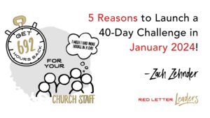 5 Reasons to Launch a 40-Day Challenge in January 2024!
