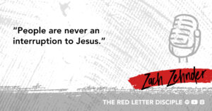 Zach Zehnder Quote for Red Letter Disciple