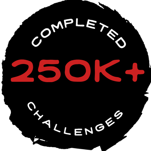 250000+ completed challenges
