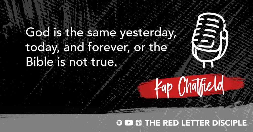 Kap Chatfield Quote for The Red Letter Disciple